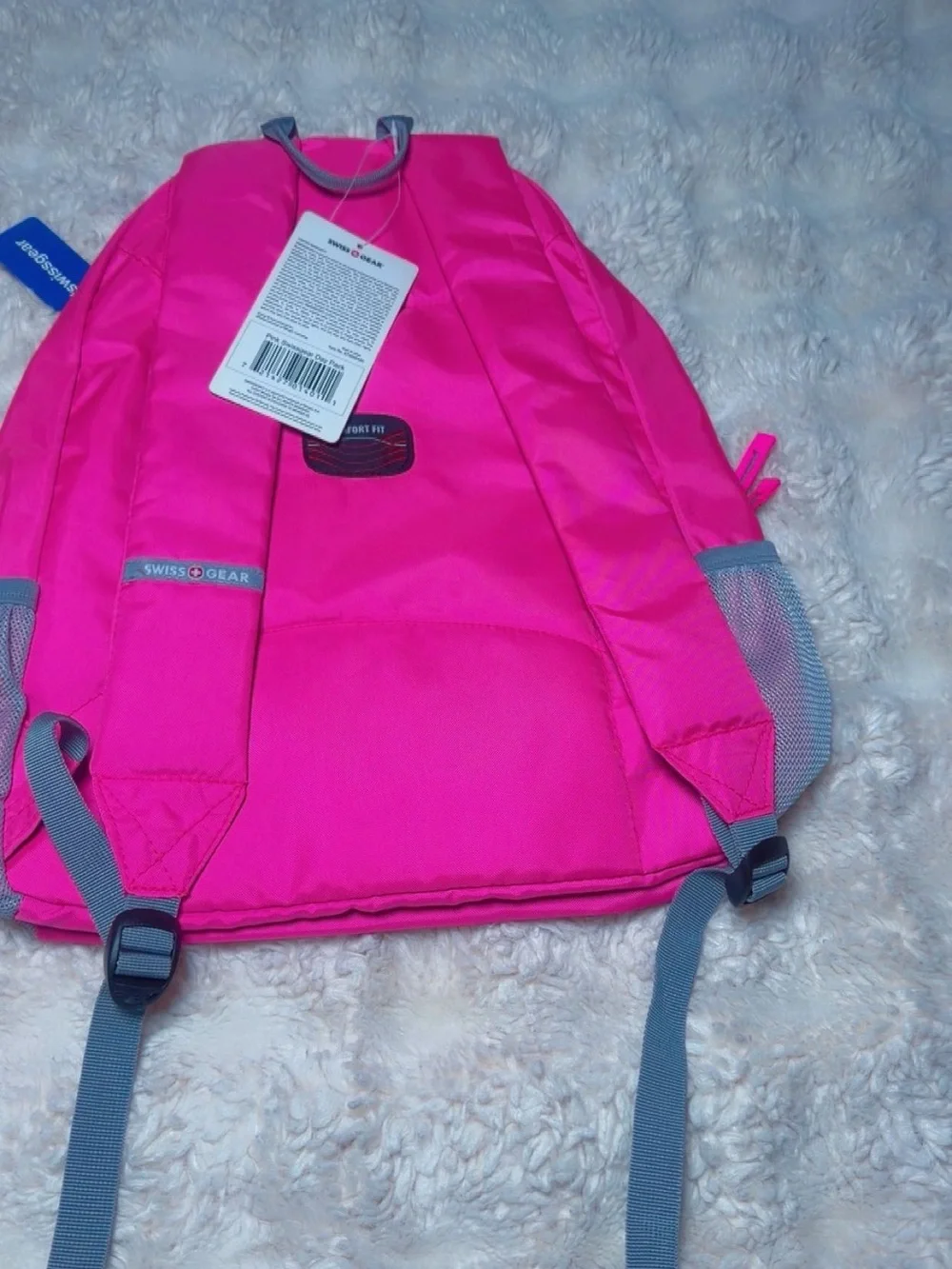 SwissGear Kids Backpack in Hot Pink with Gray Accents